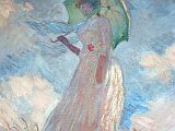 Paris Musee D'Orsay Claude Monet 1886 Woman with Parasol Umbrella Facing Left